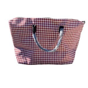 Lulu Dharma Red Houndstooth Weekender